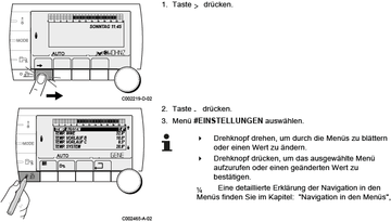 KESSELEINSTELLUNG